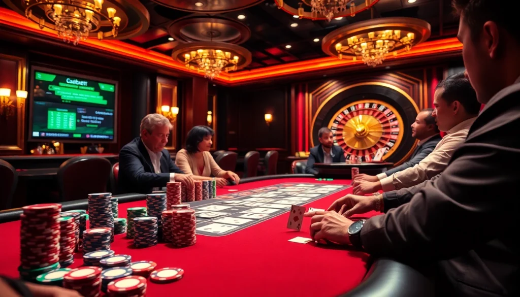 Experience the thrill of high-stakes poker at https://vaobet.co.bz/ with vibrant poker chips and intense gameplay.